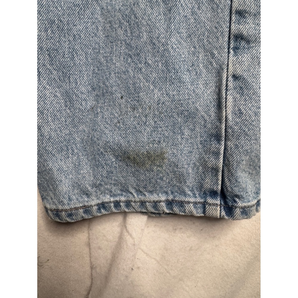 VTG Brittania Jean Co Mens Light Wash Straight Leg Denim Jeans 36x34 1B101MS - Picture 6 of 16